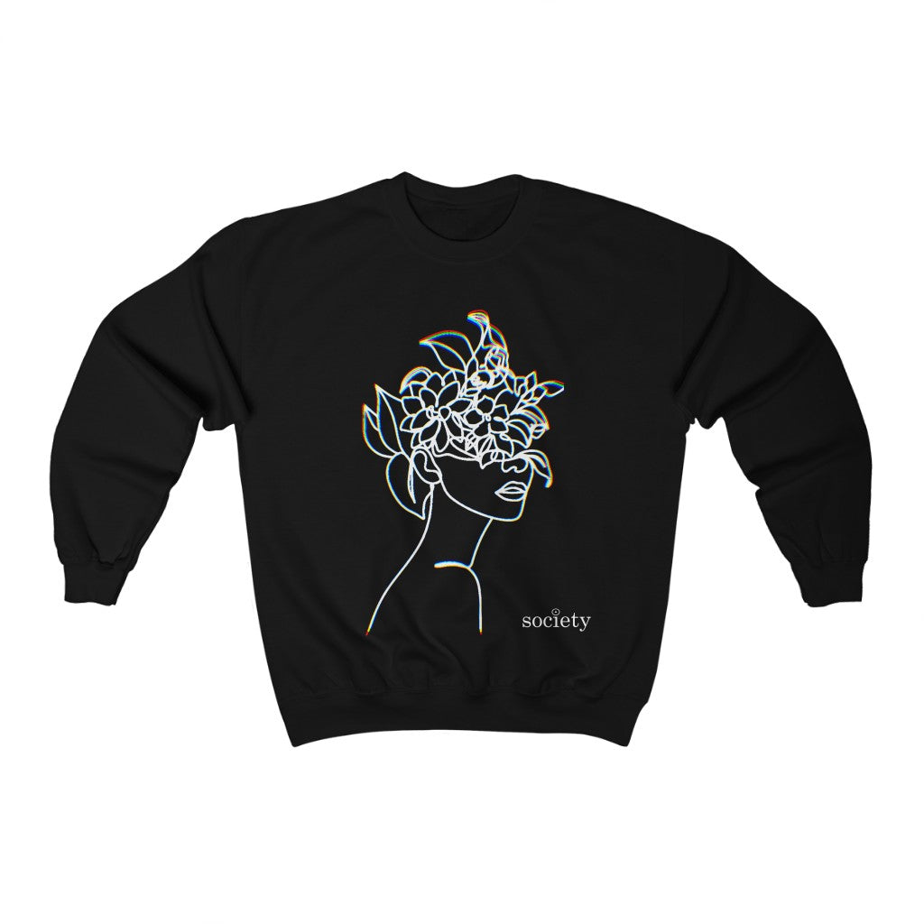 sol society: flourish crewneck sweatshirt
